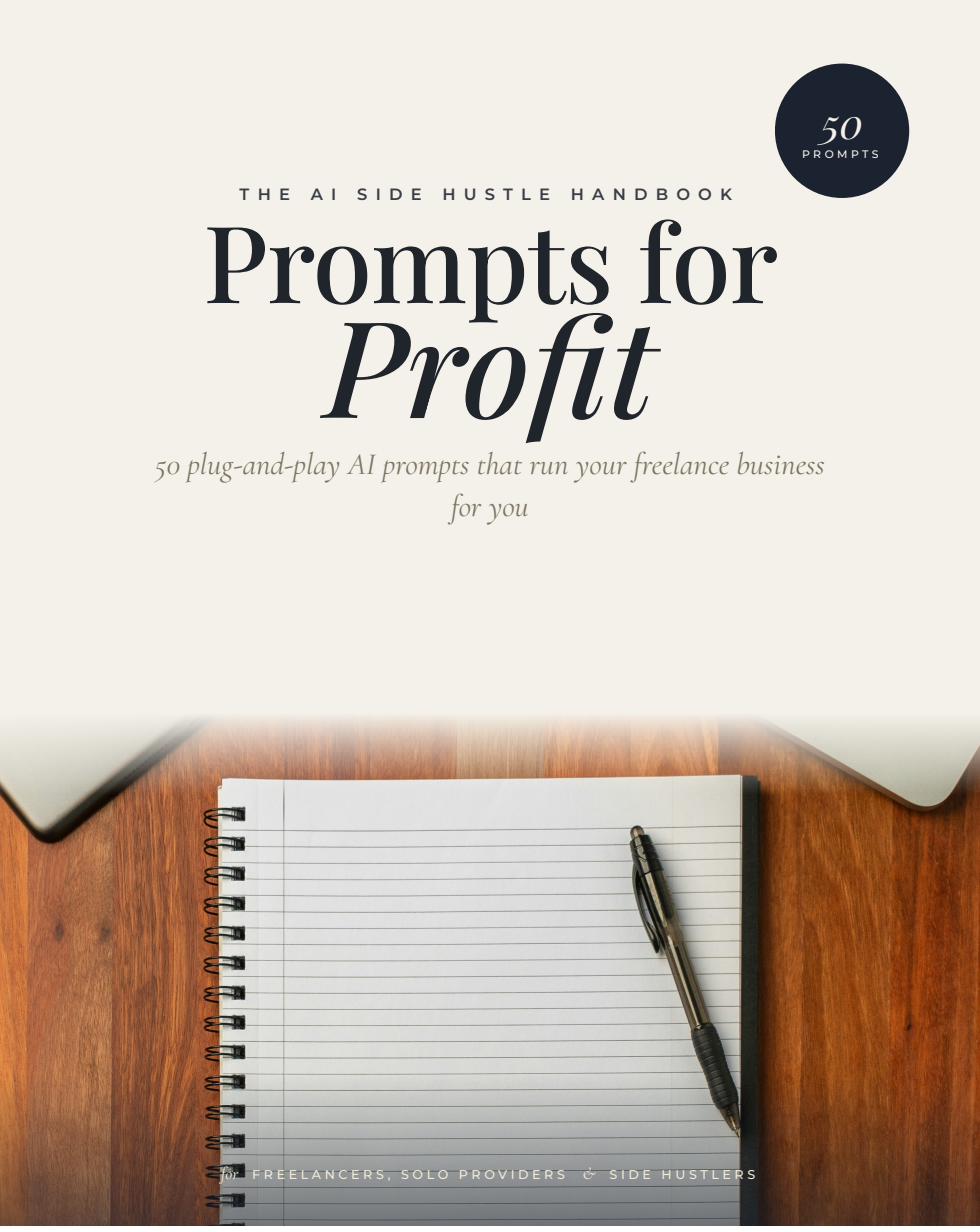 Prompts for Profit: The AI Side Hustle Handbook